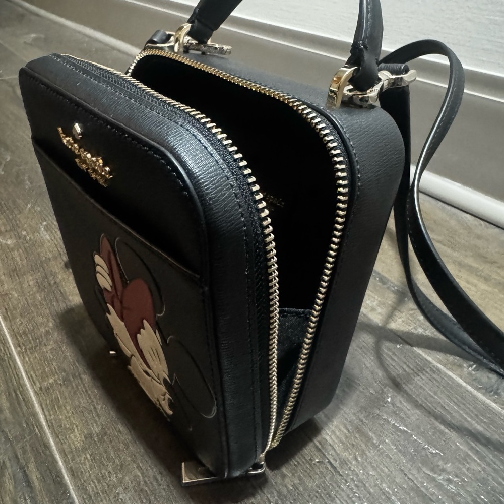 Kate Spade Black and Red Minnie Mouse Mini Bag - Picture 3 of 4